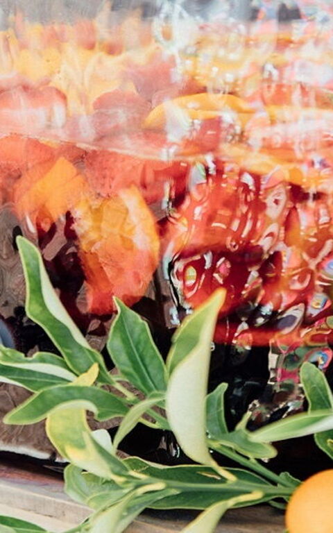 Sangria, den spanske berømte drinken