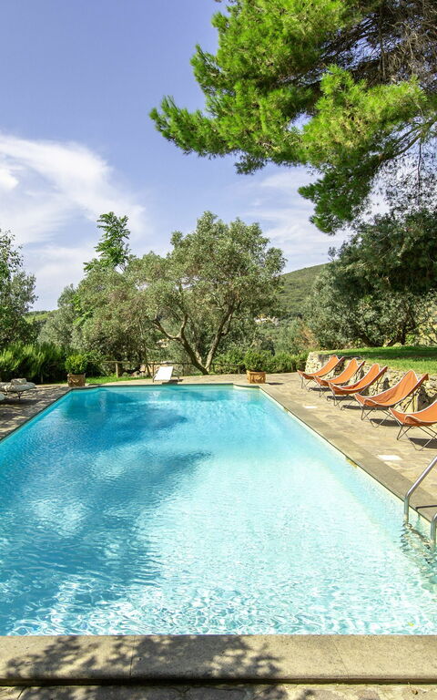 Castello Leopoldo: basseng, Hage