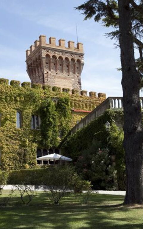 Castello Leopoldo: Eksteriør, Hage