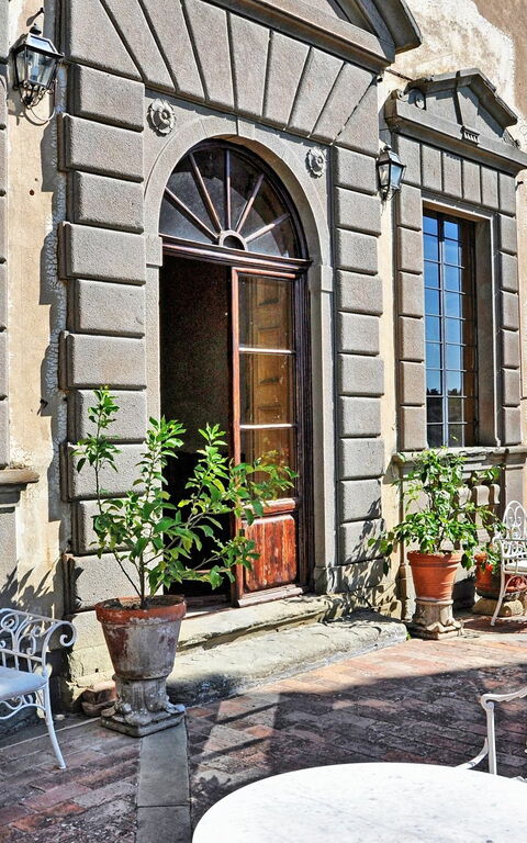 Montegufoni: Balkong / terrasse / uteplass, Eksteriør, Utendørs