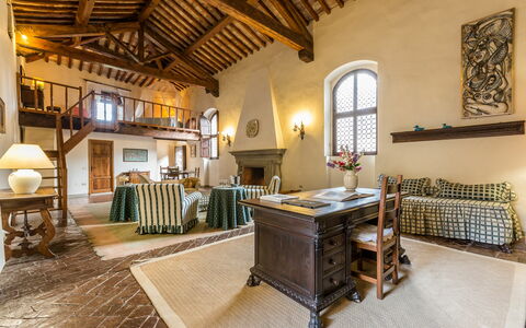 Feriebolig Teatro: Kjøkken, Lunsjrom, Stue