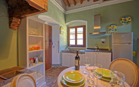 Feriebolig Torre 2: Kjøkken, Lunsjrom, Stue