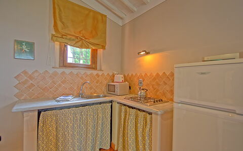 Feriebolig Tiglio: Kjøkken, Lunsjrom, Stue