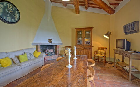 Feriebolig Tettoia: Kjøkken, Lunsjrom, Stue