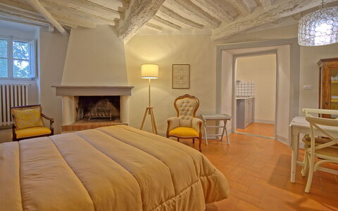 Feriebolig Camino: Lunsjrom, soverom, Stue