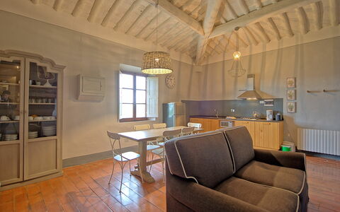 Feriebolig Acciaioli 14: Kjøkken, Lunsjrom, Stue