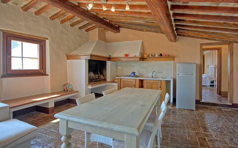 Feriebolig Torre: Kjøkken, Lunsjrom, Stue