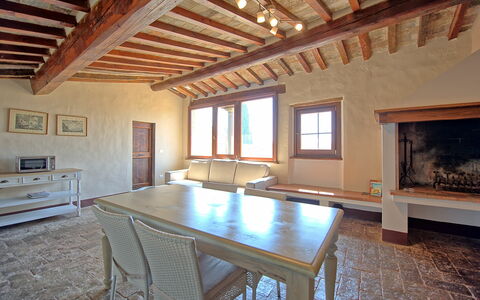 Feriebolig Torre: Kjøkken, Lunsjrom, Stue