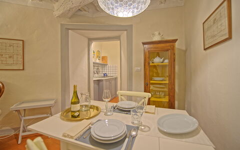 Feriebolig Camino: Lunsjrom, soverom