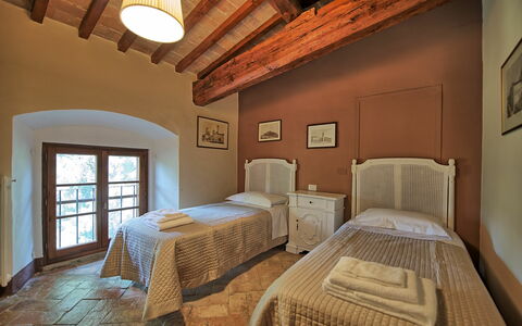 Feriebolig Montegufoni 19b: soverom