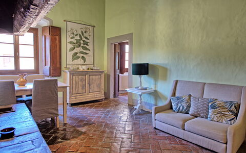 Feriebolig Montegufoni 29: Kjøkken, Lunsjrom, Stue