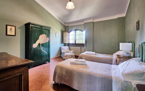 Feriebolig Villa Acciaioli: soverom