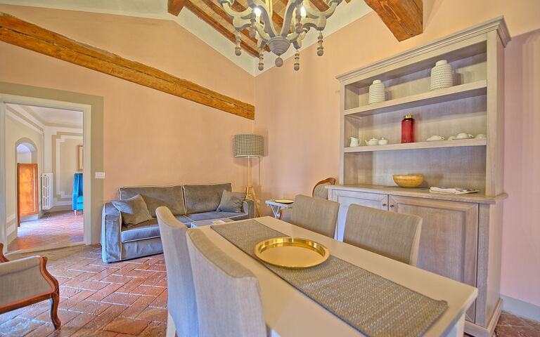 Feriebolig Montegufoni 18: Kjøkken, Lunsjrom, Stue