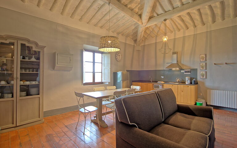 Feriebolig Acciaioli 14: Kjøkken, Lunsjrom, Stue