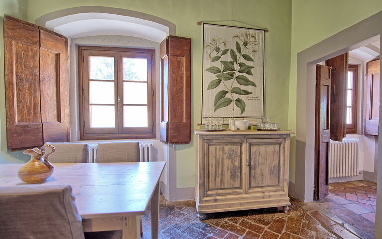 Feriebolig Montegufoni 29: Lunsjrom, Stue