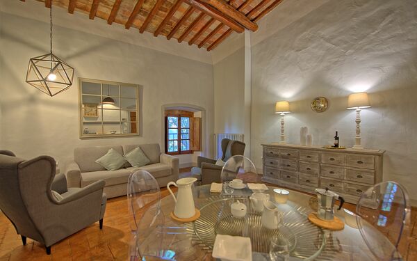 Feriebolig Montegufoni 17: Kjøkken, Lunsjrom, Stue