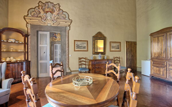 Feriebolig Montegufoni 7: Lunsjrom, Stue