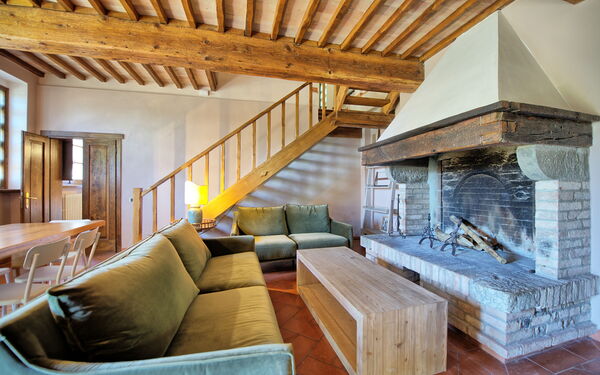 Feriebolig Villa Acciaioli: Lunsjrom, Stue