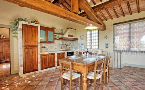 Feriebolig Glicini 3: Kjøkken, Lunsjrom, Stue