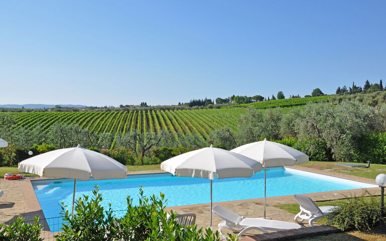 I Glicini: basseng, Visningar