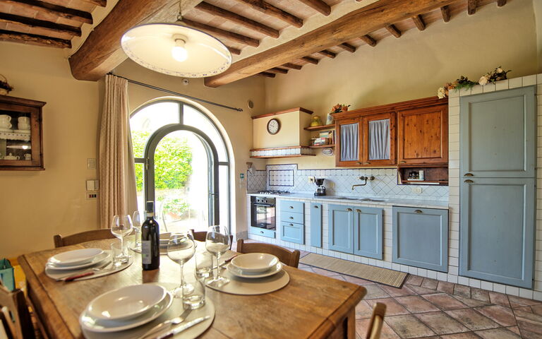 Feriebolig Glicini 2: Kjøkken, Lunsjrom