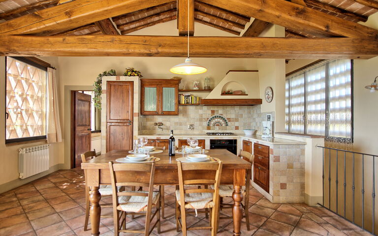 Feriebolig Glicini 3: Kjøkken, Lunsjrom, Stue