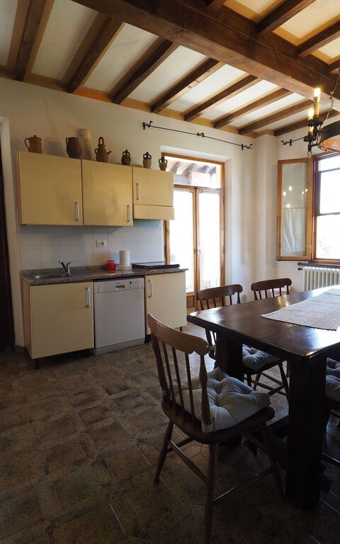 Casa Spina: Kjøkken, Lunsjrom