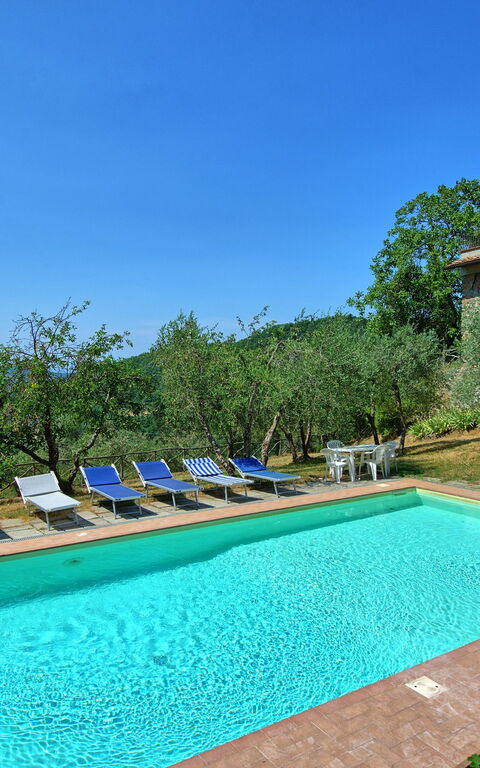 Poggio Conca: basseng, Sommer