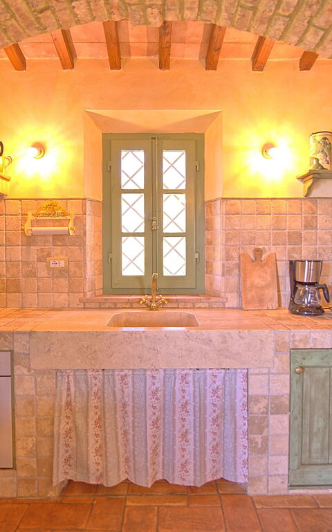 Castelmuzio: Kjøkken