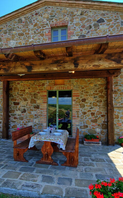 Castelmuzio: Balkong / terrasse / uteplass, Utendørs