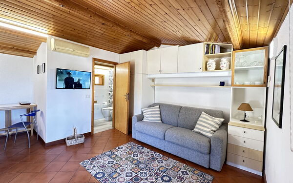 Feriebolig Castellammare 1: Kjøkken, Stue