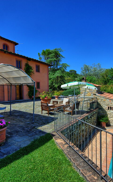 Casa Scopeti: basseng, Eksteriør, Hage