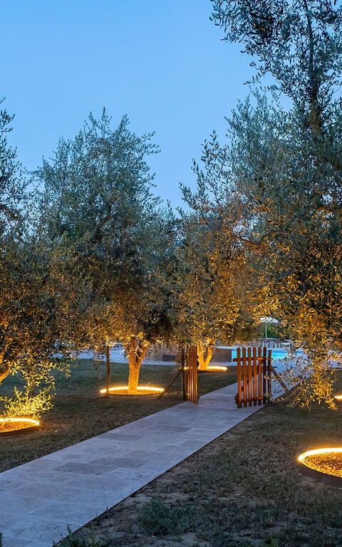 Montelopio: Eksteriør, Hage, Utendørs