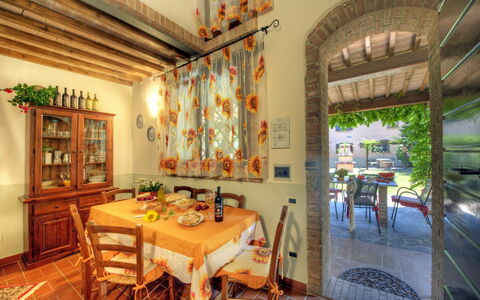 Feriebolig Montelopio 6: Kjøkken, Lunsjrom, Stue