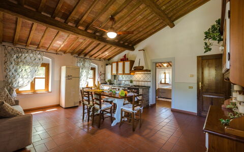 Feriebolig Montelopio 4: Kjøkken, Lunsjrom, Stue