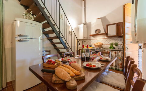 Feriebolig Montelopio 5: Kjøkken, Lunsjrom, Stue