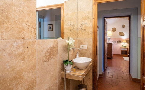 Feriebolig Montelopio 2: Baderom, Romdetaljer