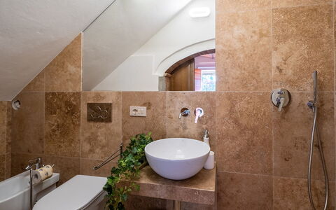 Feriebolig Montelopio 3: Baderom, Romdetaljer