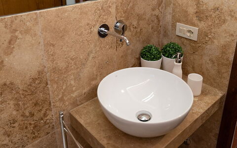 Feriebolig Montelopio 7: Baderom, Romdetaljer