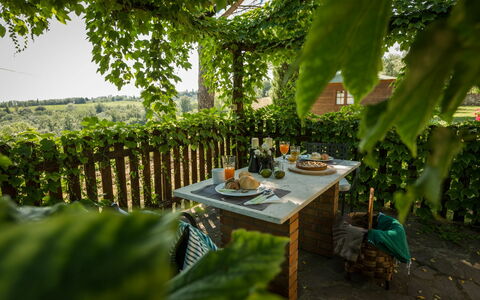 Feriebolig Montelopio 8: Hage, Utendørs