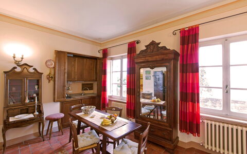 Feriebolig Santo Agostino Belvedere: Kjøkken, Stue