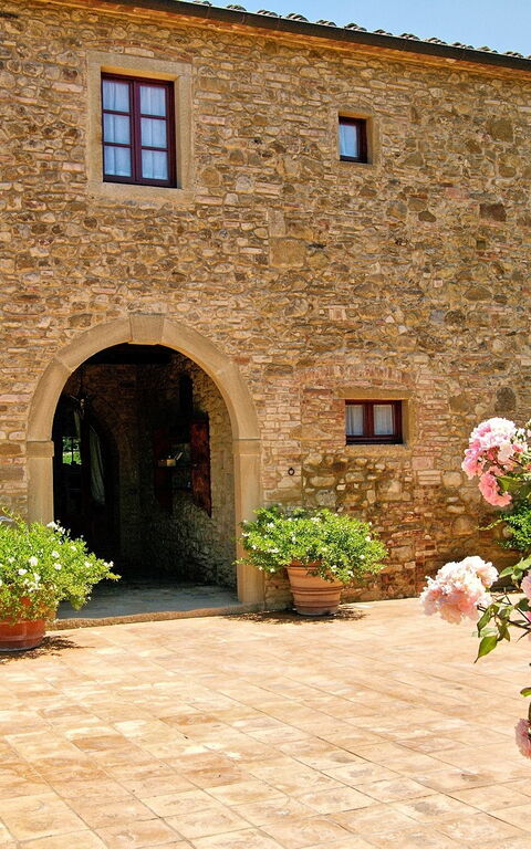 Villa Petrognano: Balkong / terrasse / uteplass, Utendørs