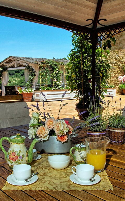 Villa Petrognano: Balkong / terrasse / uteplass