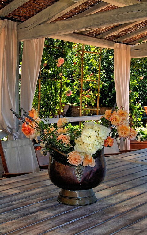 Villa Petrognano: basseng, Utendørs, Visningar