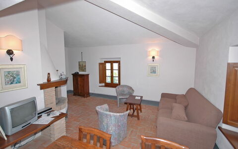 Feriebolig Fornacino 2: Kjøkken, Lunsjrom, Stue