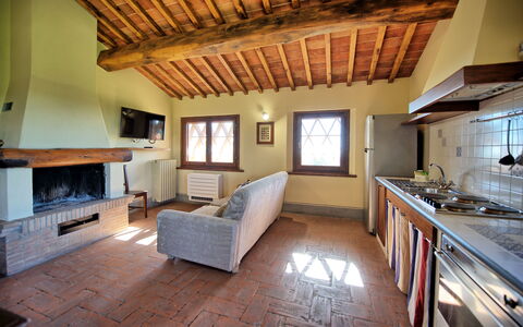 Feriebolig Fornacino 6: Kjøkken, Stue