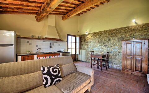 Feriebolig Fornacino 6: Kjøkken, Stue