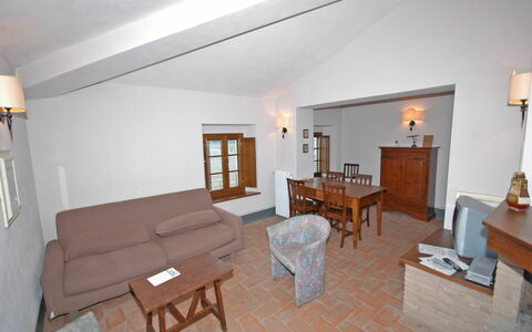 Feriebolig Fornacino 2: Kjøkken, Lunsjrom, Stue