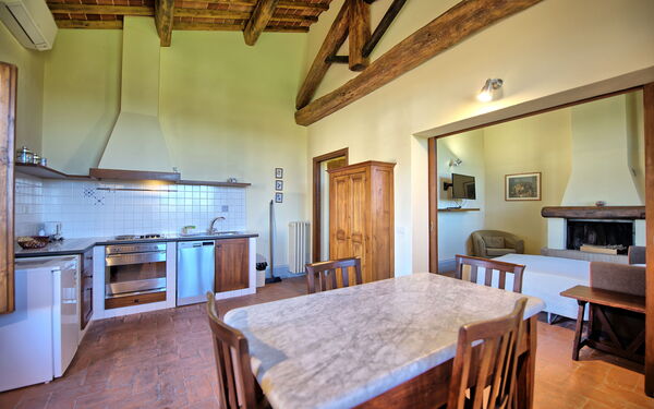 Feriebolig Fornacino 1: Kjøkken, Lunsjrom