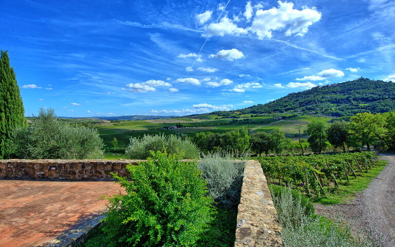 Brunello: Hage, Visningar